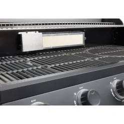 Rothmann Gasgrillwagen Vulcano 6 Turbo Plus Black Edition