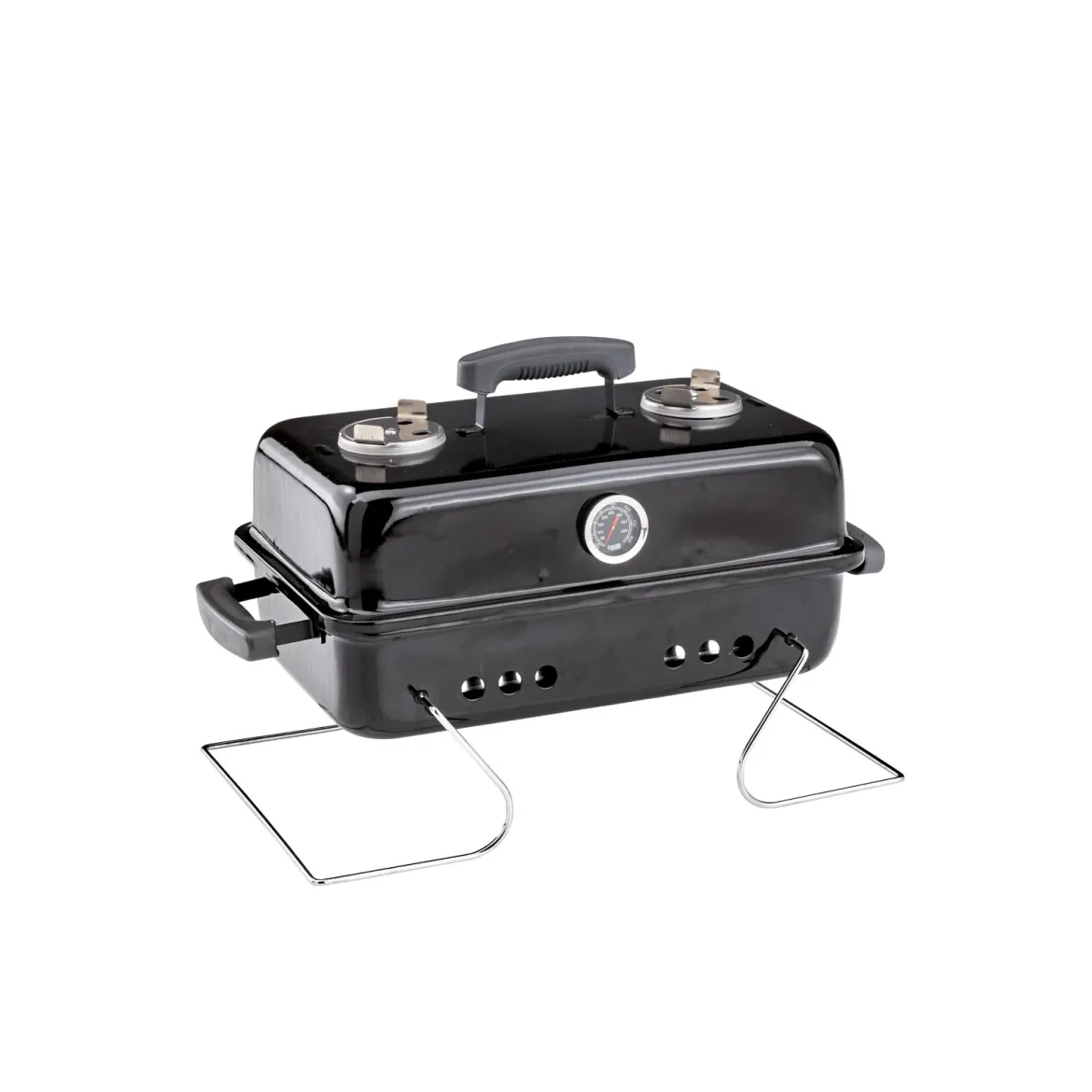 Rothmann Holzkohlegrill Springfield 43,3 x 30 x 30,5 cm schwarz