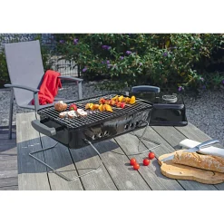Rothmann Holzkohlegrill Springfield 43,3 x 30 x 30,5 cm schwarz