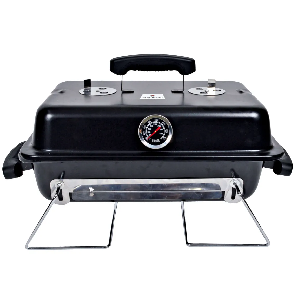 Rothmann Holzkohlegrill Springfield 43,3 x 30 x 30,5 cm schwarz