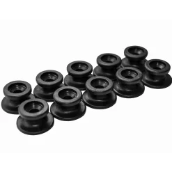 Rundkopf, 10 Stk. PVC schwarz
