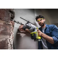 RyobiAkku-SDS-Bohrhammer RSDS18X-1C40S mit Akku und Ladegerät