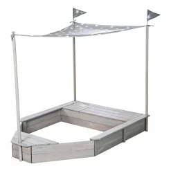 Sandkasten Boot 65 x 109 x 154 cm
