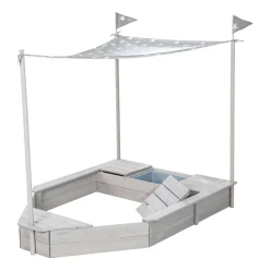 Sandkasten Boot 65 x 109 x 154 cm