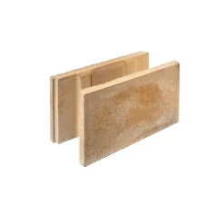 Schalungsstein 50x25x24cm Sahara-WeissMelange ohne Fase
