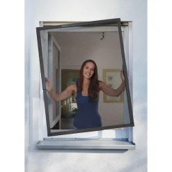Schellenberg Insektenschutz-Fenster Telescope 140 x 150 cm anthrazit