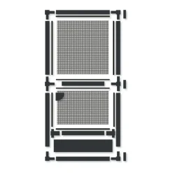 Schellenberg Insektenschutztür Plus 100 x 210 cm anthrazit