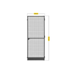 Schellenberg Insektenschutztür Plus 100 x 210 cm anthrazit