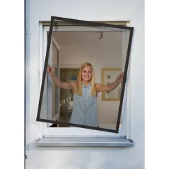 Schellenberg Insektenschutz-Fenster Plus 130 x 150 cm anthrazit