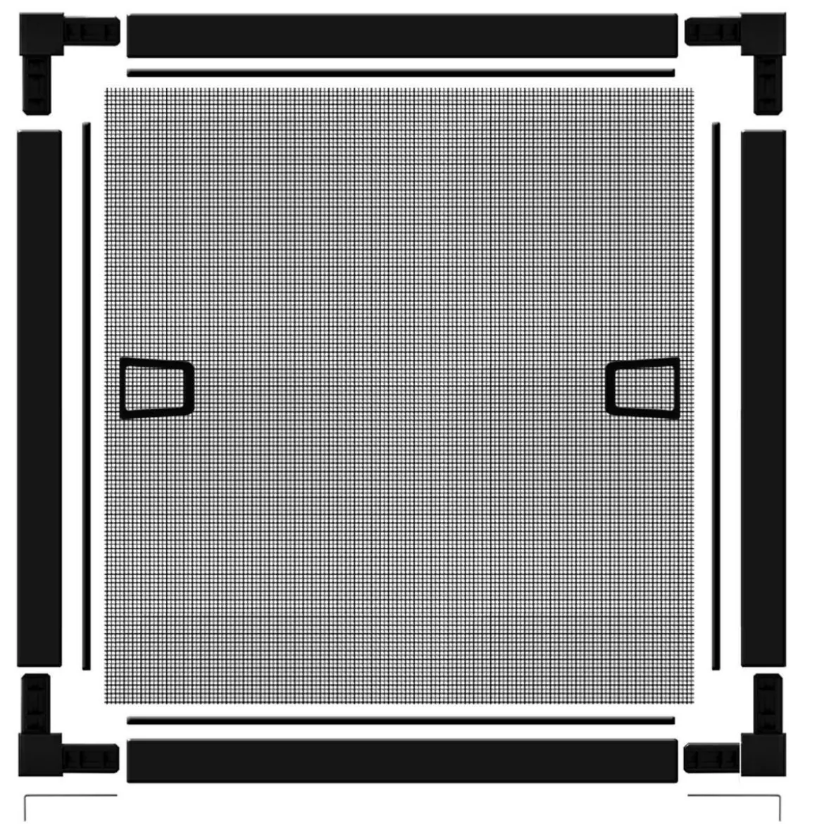 Schellenberg Insektenschutz-Fenster Plus 130 x 150 cm anthrazit
