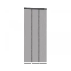 Schellenberg Tür Fliegengitter Teleskopvorhang 105-130 x 250 cm Breite verstellbar anthrazit