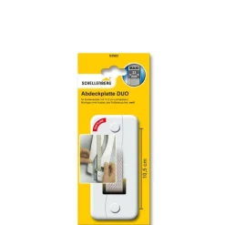 Schellenberg Abdeckplatte Softline weiß Lochabstand 16 cm