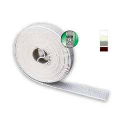Schellenberg Gurtband Mini 14 mm / 12 m grau