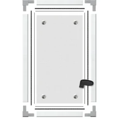 Schellenberg Lichtschacht-Gitter Sauberer Lichtschacht Aluminium 55 x 110 cm