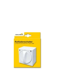 Schellenberg Tast-Rast-Drehschalter Aufputz weiß