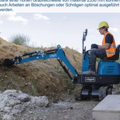 Scheppach Minibagger EXC815