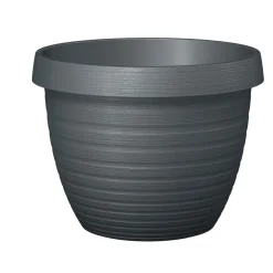 Scheurich Blumentopf Country Star 35 270 35 cm Metallic grau