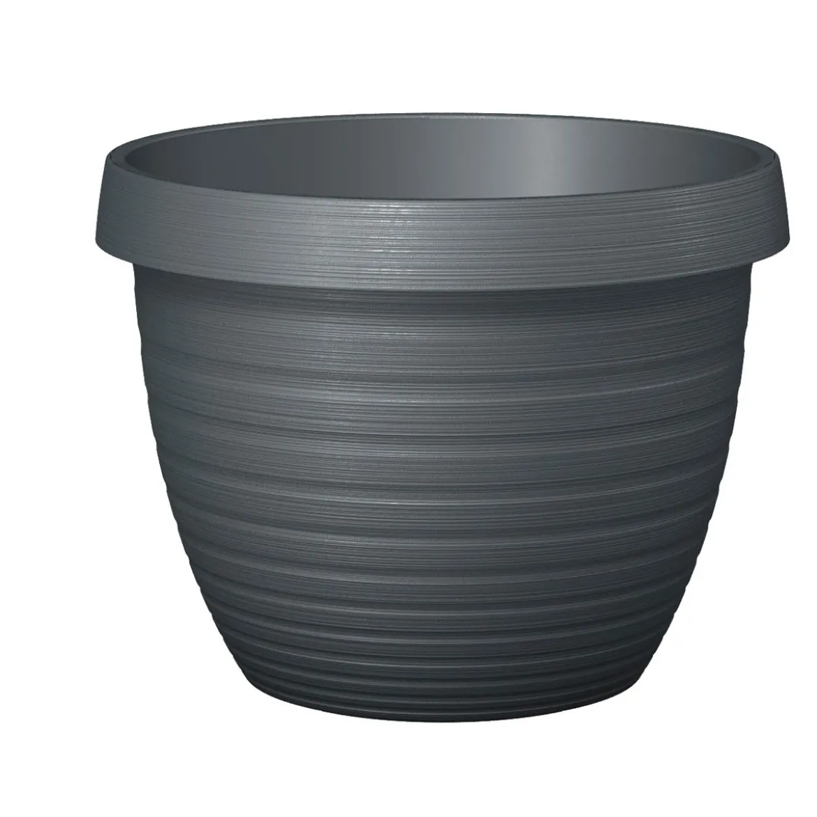 Scheurich Blumentopf Country Star 35 270 35 cm Metallic grau