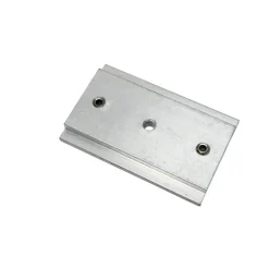 Schienenverbinder für 3lfg Schine silber