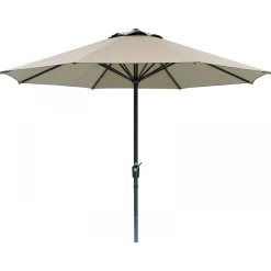Schirm Korsika 320cm 8-tlg. natur