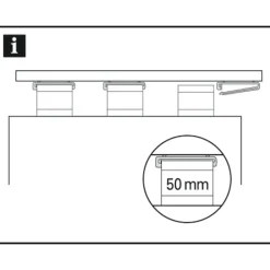 Schlaufengleiter 50mm weiß