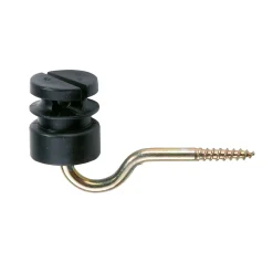 Schlitzisolator Durchmesser 5,3 mm schwarz