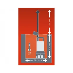 Schmutzwasserpumpe GE-DP 3925 ECO