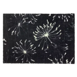 Schöner WohnenSchmutzfangmatte „Manhattan“, Pusteblume/anthrazit-grau, 67x100 cm