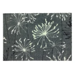 Schöner WohnenSchmutzfangmatte „Manhattan“, Pusteblume/grau-mint, 67x100 cm