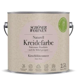 Schöner Wohnen FarbeNaturell Kreidefarbe 2,5 L Kirschblueten- meer