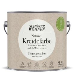 Schöner Wohnen FarbeNaturell Kreidefarbe 2,5 L Schnee- gestoeber