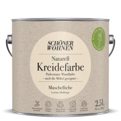 Schöner Wohnen FarbeNaturell Kreidefarbe 2,5 L Muschelliebe