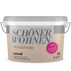 Schöner Wohnen Farbe Trendfarbe Sand Matt 1 L