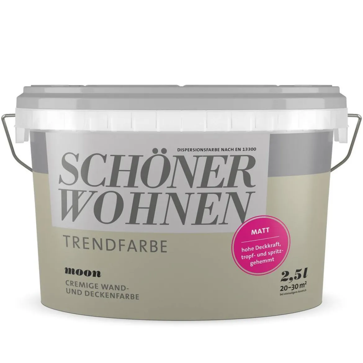 Schöner Wohnen Farbe Trendfarbe Moon Matt 2,5 L