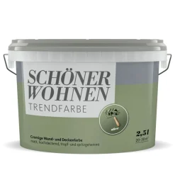 Schöner Wohnen Farbe Trendfarbe matt Olive 2,5l