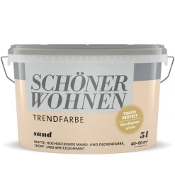 Schöner Wohnen FarbeWandfarbe Trendfarbe sand 5 Liter