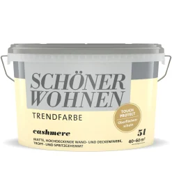Schöner Wohnen FarbeWandfarbe Trendfarbe cashmere 5 Liter