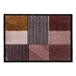 Schöner WohnenSchmutzfangmatte Manhattan 67x100 cm Geomix Kastanie-rose