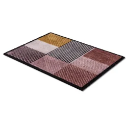Schöner WohnenSchmutzfangmatte Manhattan 50x70 cm Geomix kastanie-rose