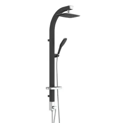 Schütte Überkopfbrause-Set Madagaskar schwarz