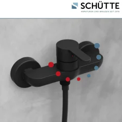 Schütte Duscharmatur Denver schwarz matt