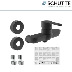 Schütte Duscharmatur Denver schwarz matt