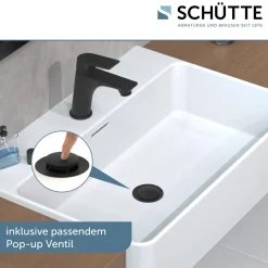 Schütte Waschtischarmatur Boston schwarz