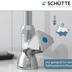 SchütteKaltwasser-Schwenkventil „Carneo“ chrom