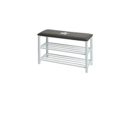 Schuhbank mit Sitzkissen Stern ca 78 x 48 x 30 cm