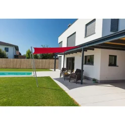 Segel Cannes Qu 4x4m brick