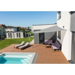 Segel Capri Dr 4x4x4m grey