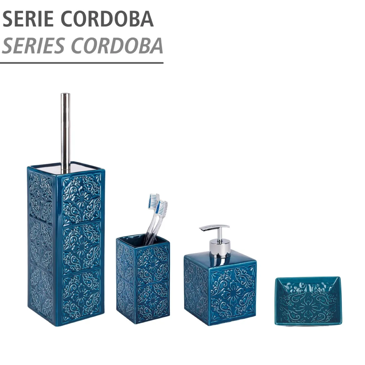 Seifenspender Mod. Cordoba dunkelblau