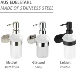 Seifenspender Orea Matt Turbo-LockEdelstahl