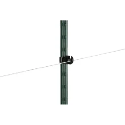 Seilisolator T-Post für 10 mm schwarz